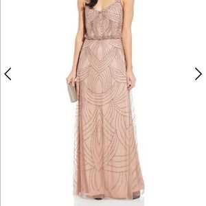 Adrianna Papell Beaded Gown/ Bridesmaid Dress